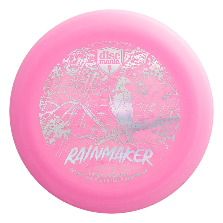 DISCMANIA EAGLE MCMAHON CREATOR SERIES COLOR GLOW D-LINE RAINMAKER (FLEX 3)