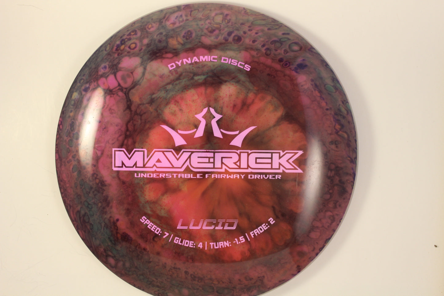 Dynamic Discs Lucid Maverick Custom Dyed