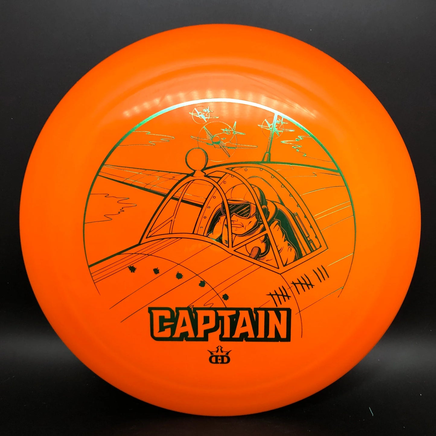 Dynamic Discs Prime Captain Animated Stamp Orange