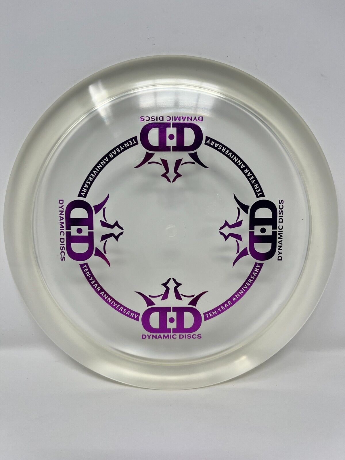 Dynamic Discs Lucid Ice Escape 10 Year Anniversary Stamp